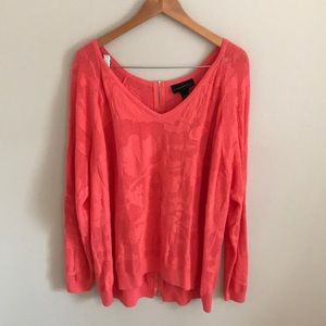 🌟HP🌟 NWT Lane Bryant Coral Lightweight Sweater